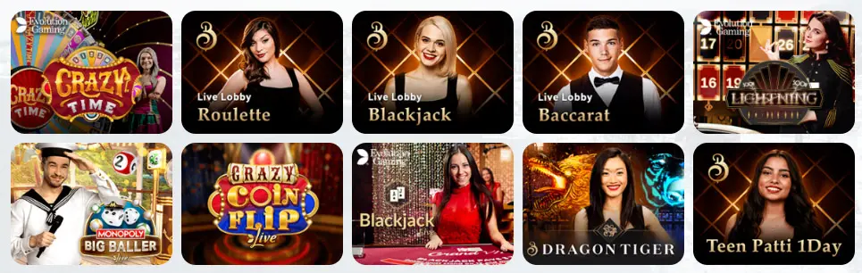 Juegos de casino en vivo CASHALOT CASINO