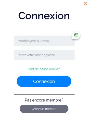 Inicio de sesión de los miembros de CASHALOT CASINO